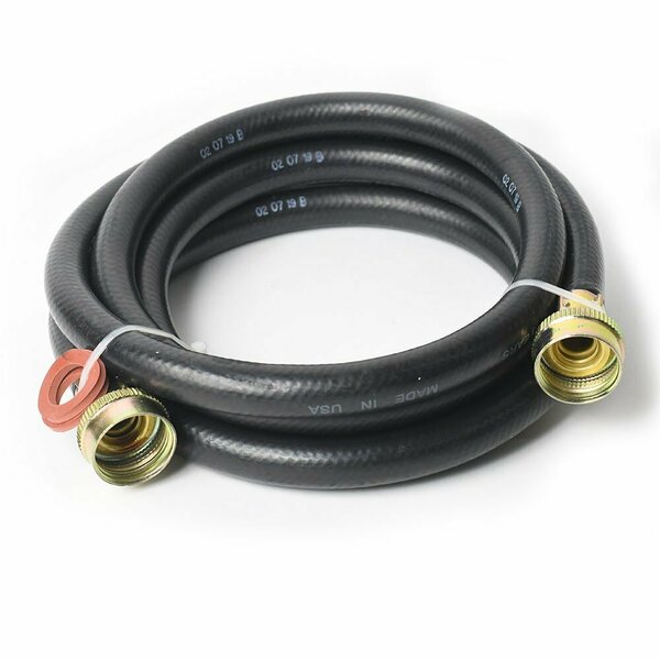 Thrifco Plumbing 8 Feet Long Washing Machine Hose with 3/4 Inch GHT Connectors 4400743